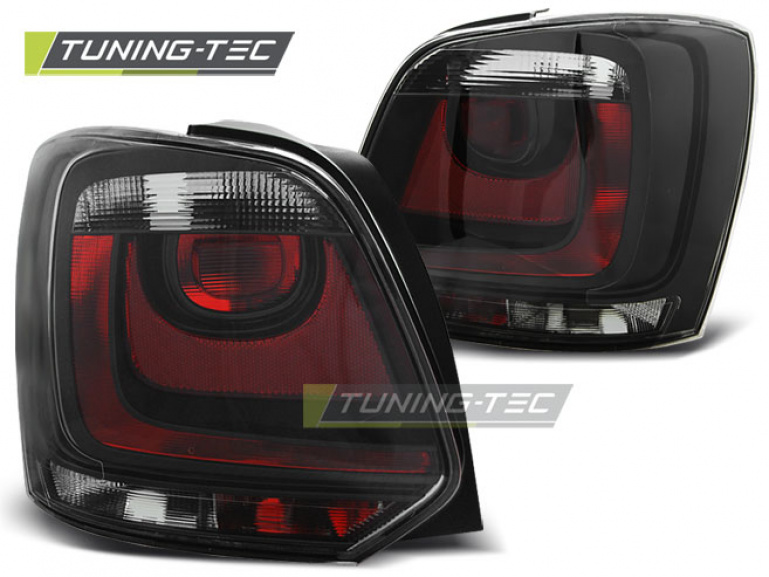 Upgrade Design Rückleuchten für VW Polo 6R 09-14 schwarz/rauch